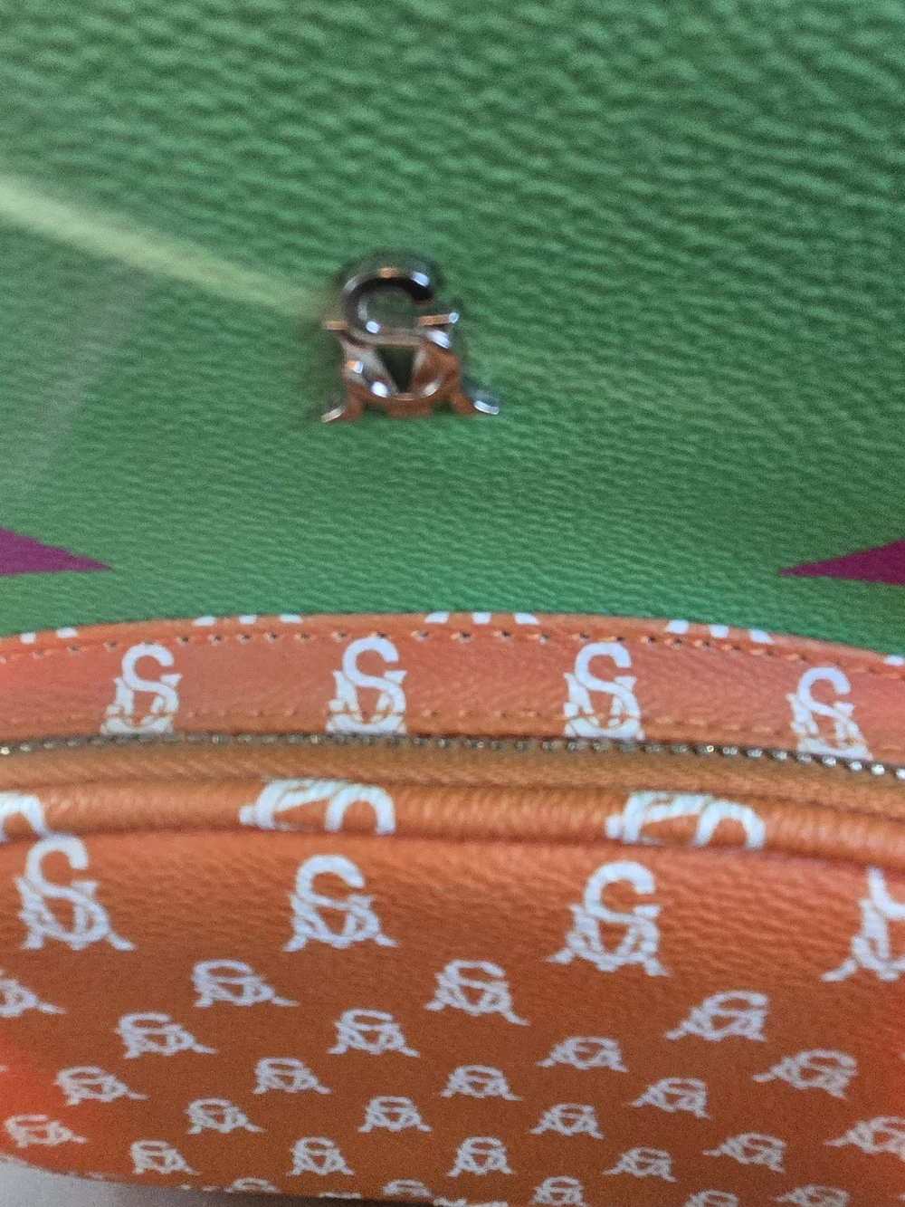 Steve Madden Colorful Mini Backpack Purse, Neon Green Orange Pink Statement Bag